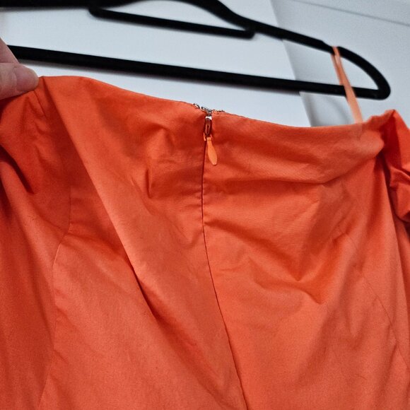 Staud Elio Puff-Sleeve Prairie Dress Size 10 - Picture 7 of 12